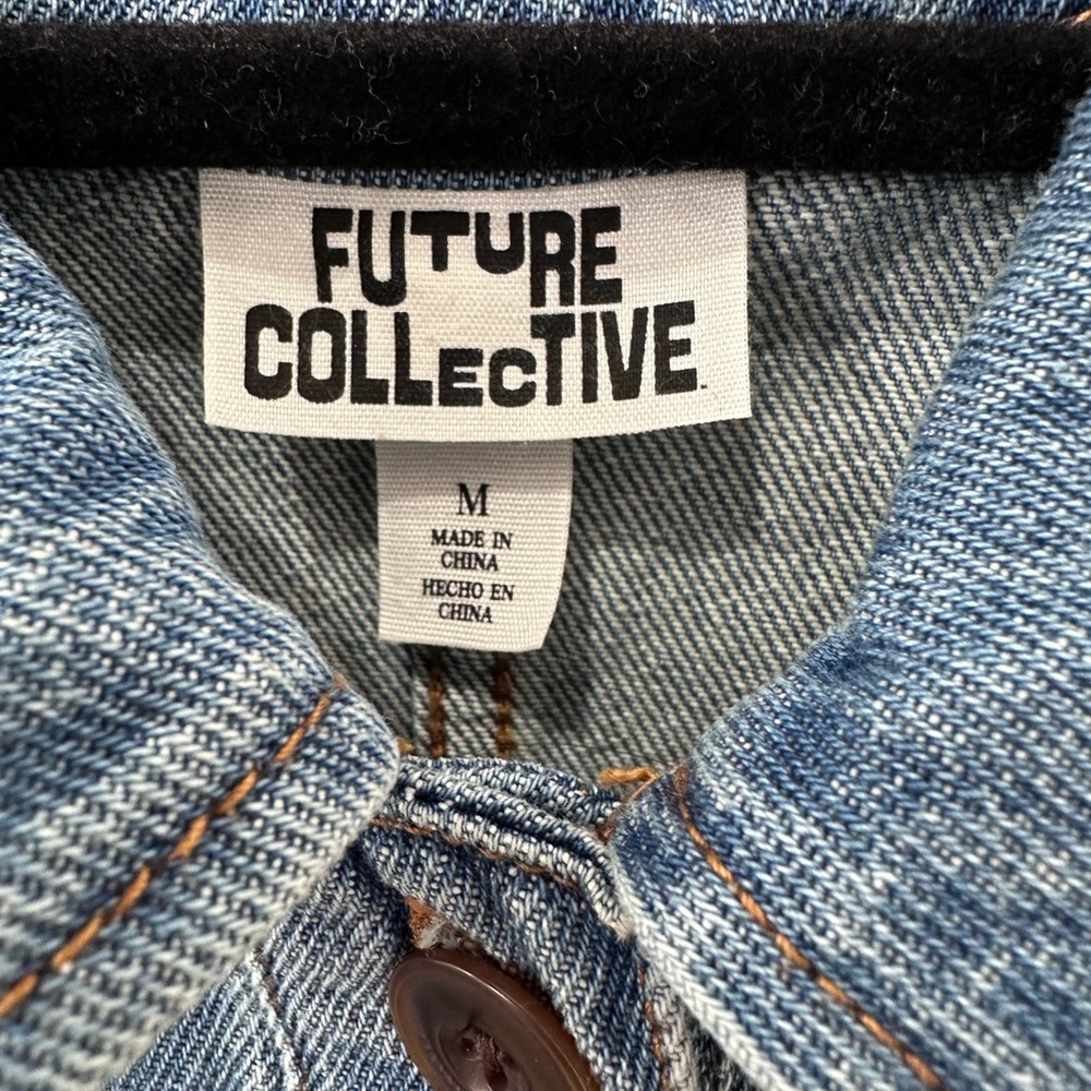 Future Collective Women’s Denim Dress - M - Picture 3 of 8
